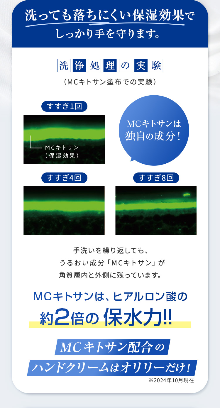 洗浄処理の実験